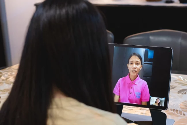 Hire A Maid Employer Interviewing Myanmar Domestic Helper